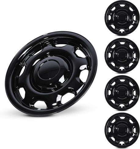 AUTOWIKI 17" 1PC Single Wheel Skin Black Lacquer for 2010-2025 Ford F-150 XL Model with Steel Wheel Easy Install ABS+PC Material, 17-Inch Black Lacquer Exterior Accessories Replacement ONLY 1 Piece in Saudi Arabia