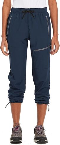 baleaf Travel Pants Women Hiking Long Tall Lightweight Quick Dry Water Resistant Cargo Pants 31'' Navy Blue Size M in Saudi Arabia