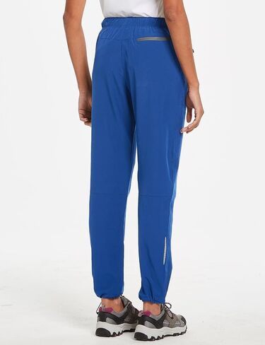 baleaf Travel Pants Women Hiking Long Tall Lightweight Quick Dry Water Resistant Cargo Pants 31'' Navy Blue Size M in Saudi Arabia