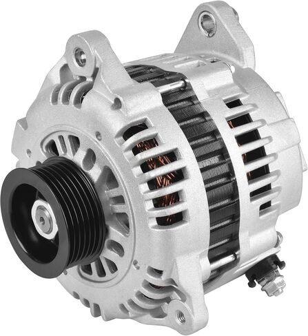 11034N Alternator Fit for Scion tC 2005-2010, Fit for Toyota Camry 2004-2006, Highlander 2004-2007, Solara 2004-2008, L4 2.4L, 12V 100A CW 7-Groove Pulley, Replace# 104210-3880, 27060-0H100 in Kuwait