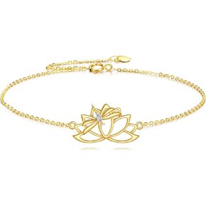Dovran 14K سوار عباد الشمس الصلب للنساء للنساء الذهب الأصفر الحقيقي أنت سوار أشعة الشمس المجوهرات مجوهرات عيد ميلاد عيد الميلاد للزوجة أمي in Kuwait