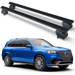 Heavy Duty 300 LBS Roof Rack Cross Bars Compatible with 2015-2025 Mercedes Benz GLE with Side Rails, Lockable & Adjustable Rooftop Top Luggage Crossbars Cargo Carrier SUV in Kuwait
