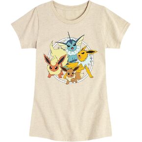 HYBRID APPAREL - Pokémon - Eevee Group - Youth Girls Short Sleeve Graphic T-Shirt in Saudi Arabia