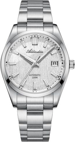 AddiesDive Mens Automatic Watch NH35A الحركة اليابانية الياقوت الكريستال 100 م مقاوم للماء 39 ملم لحاء الملمس الأخضر in Saudi Arabia