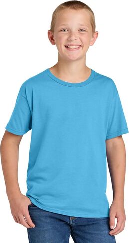 Jerzees Classics Youth Cotton T-Shirt 363y-Ash-L in Kuwait