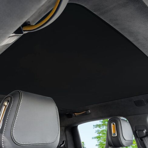 Glass Roof Sunshade Compatible with Rivian R1S Accessories 2025 2024 2023 2022, Foldable Top Window Sun Shield Covers Block UV Rays Heat Insulation in Kuwait