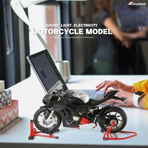 1: 9 نموذج دراجة نارية لـ Kawasaki Ninja H2R Metal Die-Cast Motorycle No Assembly مطلوبة Mini Moto Gail in Kuwait