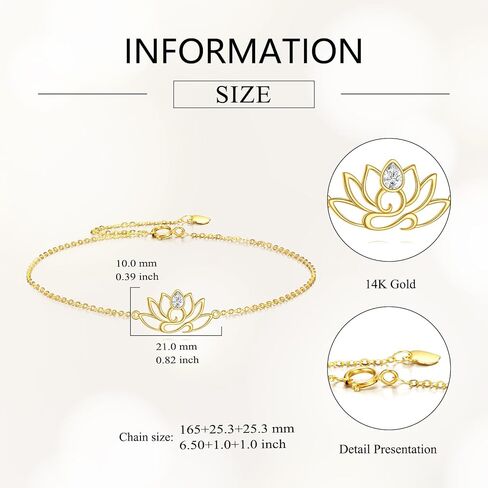 DOVRAN 14K Solid Gold Sunflower Bracelet for women Real Yellow Gold You are My Sunshine Bracelet Flower Jewelry Christmas Birthday Gifts for Wife Mom in Saudi Arabia