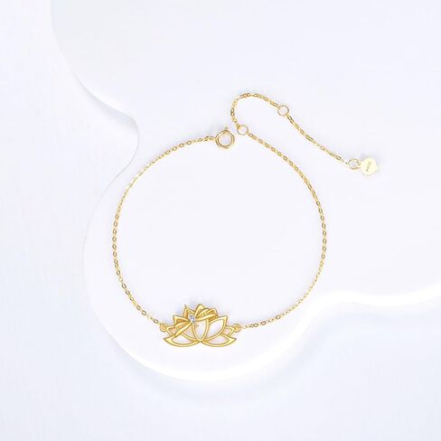 Dovran 14K سوار عباد الشمس الصلب للنساء للنساء الذهب الأصفر الحقيقي أنت سوار أشعة الشمس المجوهرات مجوهرات عيد ميلاد عيد الميلاد للزوجة أمي in Kuwait