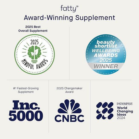 Fatty15 Pure C15:0 مكمل حمض البنتاديكانويك - 3 أضعاف الفوائد الخلوية لأوميجا 3 - مكمل طول العمر - يدعم صحة الأمعاء والكبد والكوليسترول - كبسولات صديقة للنباتيين، عدد 90 in Saudi Arabia