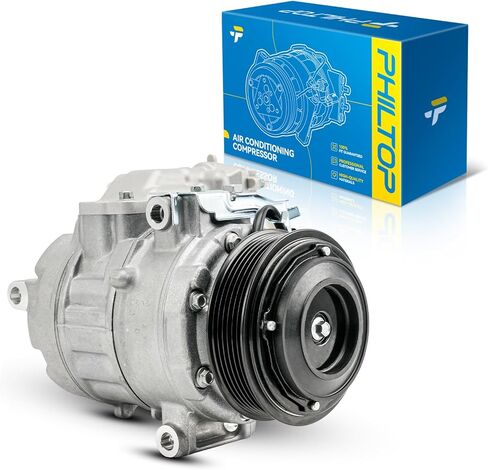 PHILTOP AC Compressor Compatible with 2007-2016 Cooper 1.5/1.6/2.0L, 2011-2016 Cooper Countryman, 2013-2016 Cooper Paceman, Air Conditioning Compressor in Kuwait