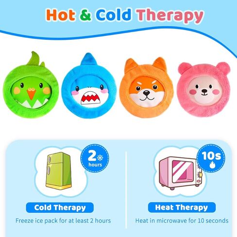 Newgo Kids Ice Pack for Boo Boos أو FSA أو HSA Toddler Ice Pack for Kids Kids ، وتخفيف الآلام ، والكدمات ، والتورم ، وأسنان الحكمة - 3 عبوات in Saudi Arabia