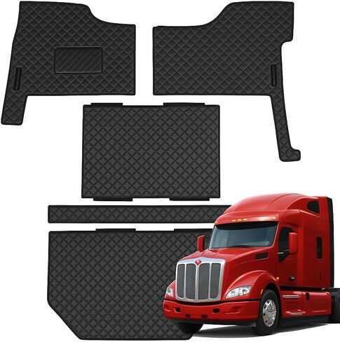 الحصير الأرضية المحددة لـ Peterbilt 579 / Peterbilt 567-Fit Custom ، حماية في جميع الأحوال الجوية in Kuwait