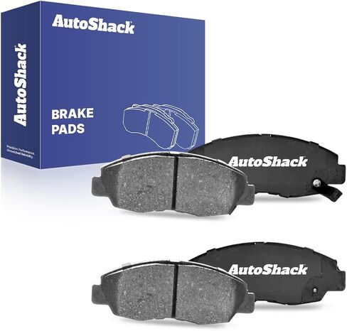 AutoShack Front Ceramic Brake Pad Set Driver and Passenger Side Replacement for 1996-2011 Honda Civic 1998-2002 Accord 2010-2014 Insight 1997-2005 Acura EL 1.3L 1.6L 1.7L 1.8L 2.0L 2.3L FWD SCD465A in Saudi Arabia