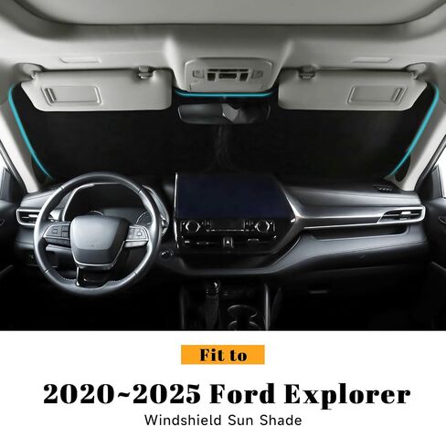 Car Windshield Sun Shade for Lexus RX 2016-2022 Accessories (OEM Design) Reflective Foldable Heat Insulation Sunshade for Ultimate Protection in Kuwait