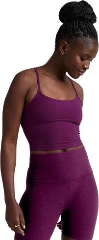 Beyond Yoga Spacedye Slim Racerback Cropped Tank Aubergine/Beet MD in Saudi Arabia
