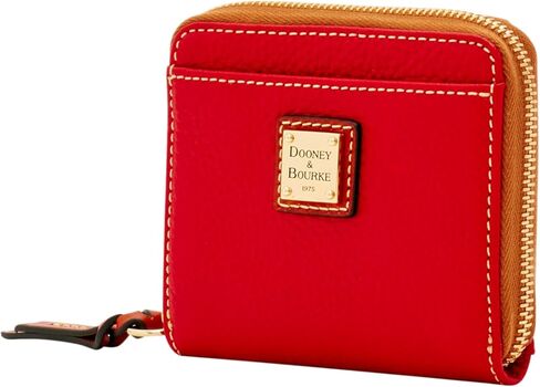 Dooney & Bourke Wallet, Pebble Grain Small Zip Around Wallet - Blue in Kuwait