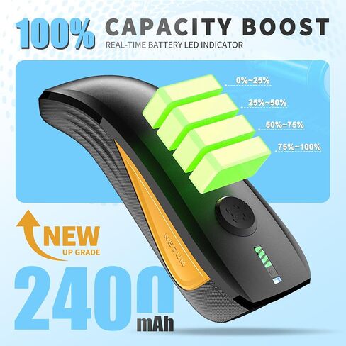 NETUM CS7501 QR Code Scanner – Upgraded Bluetooth Barcode Scanner, Mini Portable 1D & 2D Barcode Reader for Inventory Management, Cordless Image Scanner for Tablets, Android, iOS, PC, and POS Systems in Saudi Arabia