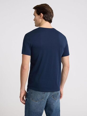 EXPRESS Men’s Pima Cotton Tee – Short Sleeve V-Neck, Ultra-Soft Premium Knit in Kuwait