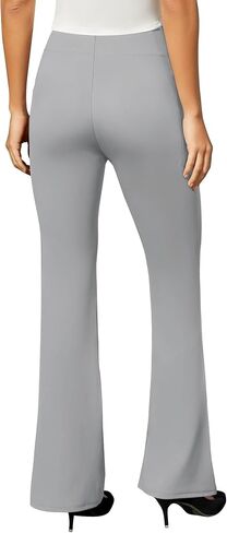 Women's Work Pants Business Casual Dress Pants High Waisted Stretchy Pull on Office Slacks with Pockets in Kuwait