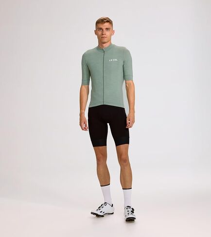 LE COL ARC Men's Merino Cycling Jersey | Italian Merino Blend Jersey | Temperature Regulating, Fast Wicking, Quick Dry |S-XL in Kuwait