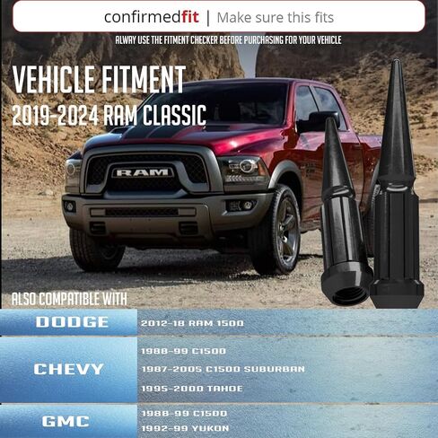 إكسسوارات العجلات أجزاء 20 PCS M14x1.5 14x1.5 Thread Spike Spline 4.40 "LUNG LUG NUTS CAMO 7/8" و 13/16 " in Saudi Arabia