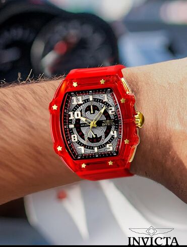 invicta Racing Men 48.5mm البلاستيك الذهب + أبيض أبيض + رمادي DIAL VH61 QUARTZ in Saudi Arabia