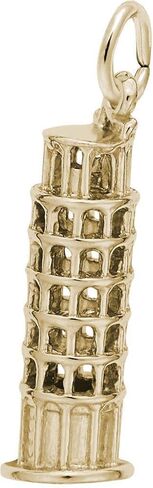 Rembrandt Leaning Tower of Pisa Charm - Metal - Sterling Silver in Kuwait