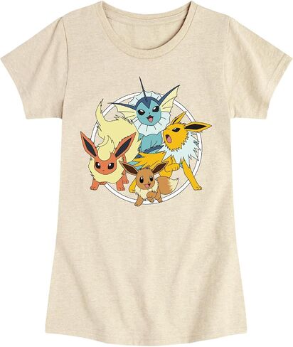 HYBRID APPAREL - Pokémon - Eevee Group - Youth Girls Short Sleeve Graphic T-Shirt in Saudi Arabia