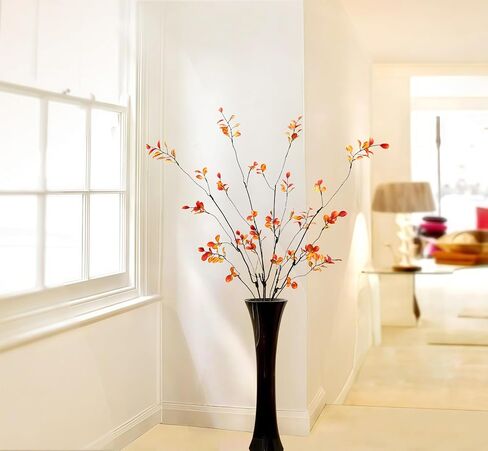 Ferial 4pcs الخضراء الاصطناعية ينبع النباتات فو فو الأوكالبتوس فروع ficus الاصطناعية لمحشو المزهرية مزيفة Ficus Twig Plants 38.2 "لحضور مكتب مكتب حفل الزفاف المركزية in Kuwait