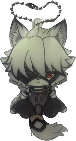 TaiCy Anime Character Keychain - Acrylic, Moveable Tail & Ears,Durable & Lightweight Anime Keychains in Kuwait