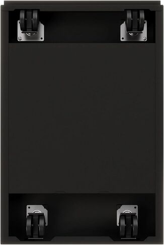 Hirsh Industries - 23-in Deep Mobile Pedestal 3-Drawer Box/Box/File. Full Width Pull. Black in Saudi Arabia
