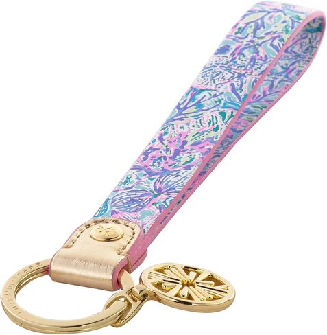 Lilly Pulitzer Wristlet for Keychain and Keys, Cute Floral Key Holder Bracelet, Daffodil Hill in Saudi Arabia