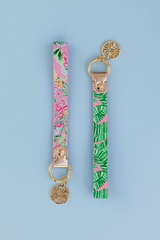 Lilly Pulitzer Wristlet for Keychain and Keys, Cute Floral Key Holder Bracelet, Daffodil Hill in Saudi Arabia