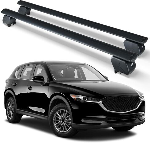 Heavy Duty 300 LBS Roof Rack Cross Bars Compatible with 2016-2025 Mazda CX9 CX-9 with Side Rails Adjustable & Lockable Crossbar Rooftop Luggage Cargo Carrier in Saudi Arabia