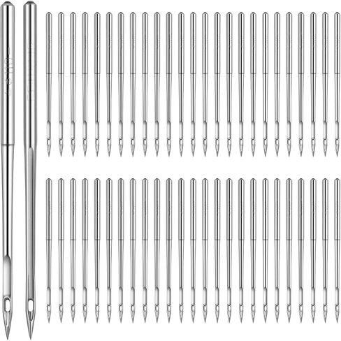50 Pcs Size 90/14 Sewing Machine Needles, Heavy Duty Machine Needles for Thickened Fabrics, Universal Fit, Home Use in Saudi Arabia