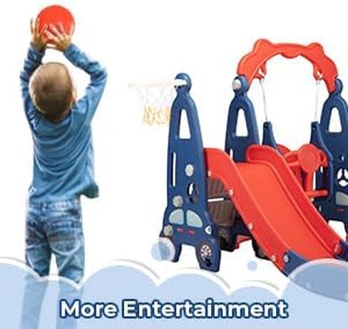 NYEEKOY 4 in 1 Toddler Swing Set and Toddler Slide for Toddlers 1-3 in Saudi Arabia