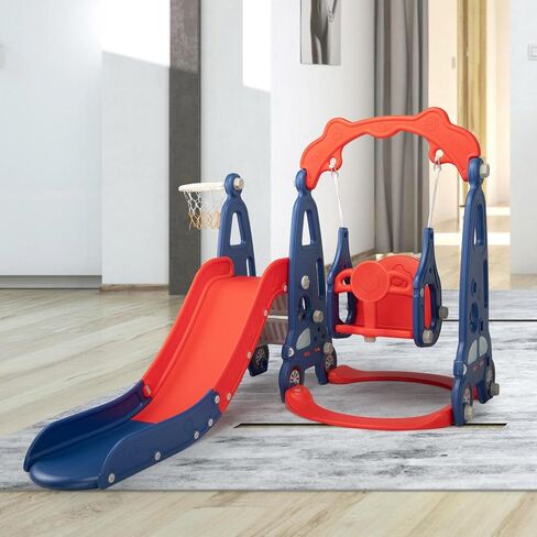 NYEEKOY 4 in 1 Toddler Swing Set and Toddler Slide for Toddlers 1-3 in Saudi Arabia