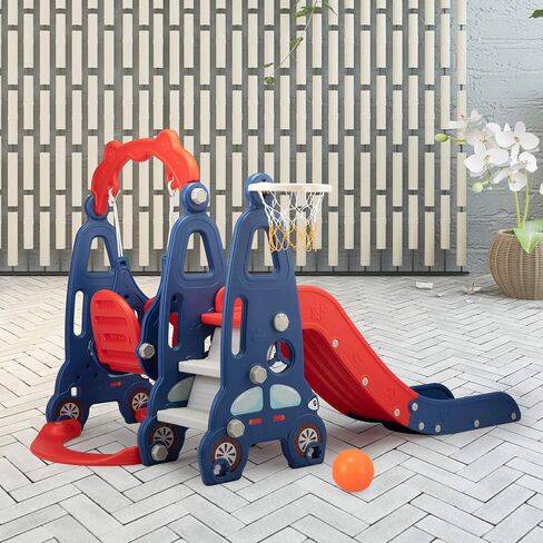 NYEEKOY 4 in 1 Toddler Swing Set and Toddler Slide for Toddlers 1-3 in Saudi Arabia
