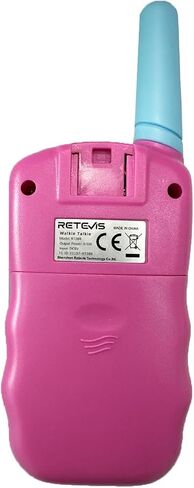 RETEVIS RT-388 Kids Walkie Talkies for Girls Boys ، من 6 إلى 12 عامًا من ألعاب الأطفال ، 22 CH LCD ، هدايا عيد الميلاد في عيد الميلاد ، التخييم في الهواء الطلق (Pink ، 2 Pack) in Saudi Arabia