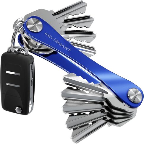 KeySmart Extended - Compact Key Holder and Keychain Organizer (up to 8 Keys, Black) in Saudi Arabia