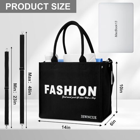 Tote Bag for Women, Fashionable Lightweight Spacious Canvas Tote Bag, Beach Bags for Women, Birthday gift bag in Saudi Arabia