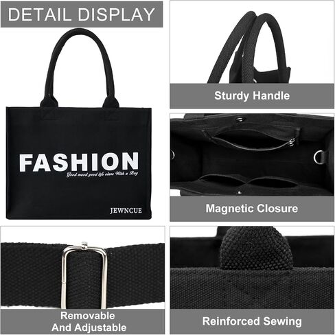 Tote Bag for Women, Fashionable Lightweight Spacious Canvas Tote Bag, Beach Bags for Women, Birthday gift bag in Saudi Arabia