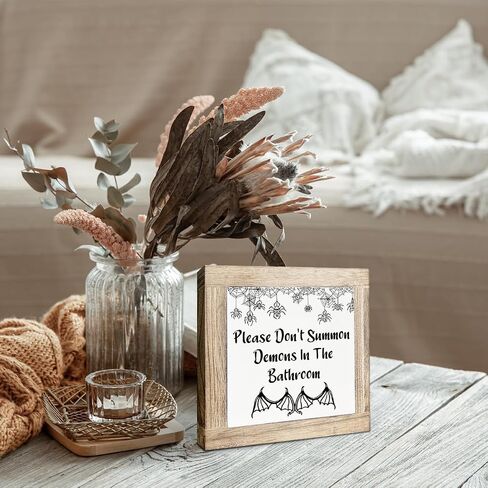 Football Fall Decor Signs, Fall Family Football Sign, Home Decor for Front Door Shelf, Wood Block Box Plaque for Living Room, Wooden Decorative Table Sign, Housewarming Decors 5.9X5.9X0.7inches in Kuwait
