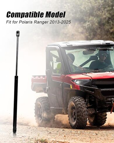 2 PCS دعم رفع النافذة الأمامية 7043889 ملاءمة ل Polaris Ranger 2013-2025 ، Strut Gas Gas Strut استبدال 2207158 C16-32076 in Kuwait