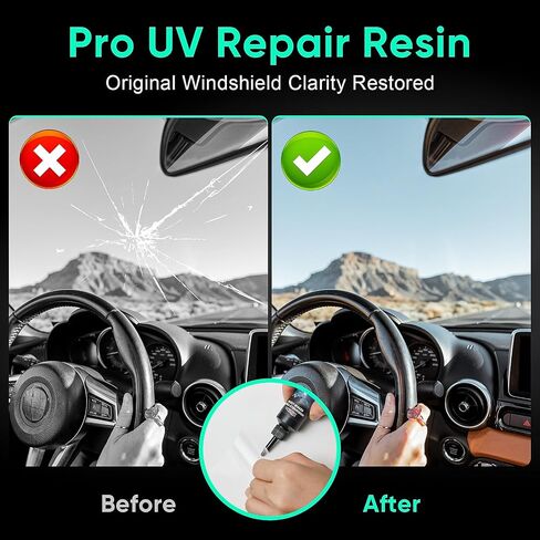 Windshield Crack Repair Kit 4 in Saudi Arabia