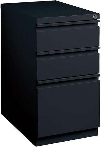 STAPLES 3-Drawer Vertical File Cabinet, Letter Size Documents, Lockable & Mobile, 23" D x 15" W x 27.75" H, Light Gray in Saudi Arabia