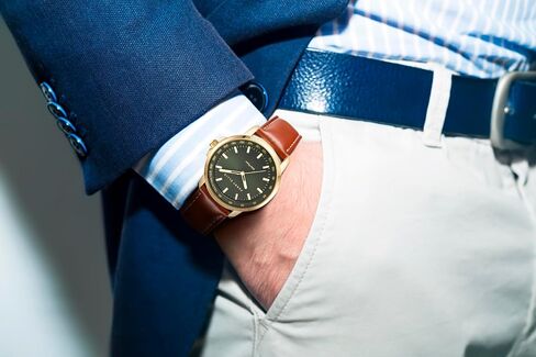 Perry Ellis Solar Powered Mens Watch | Vegan Leather Water-Resistant Analog Wrist Watches for Men | 43mm Case | Aluminum Tachymeter Bezel | Elegant Gift for Man in Saudi Arabia