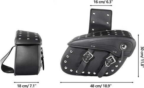 Motorcycle Saddle Bags Compatible with Kawasaki Vulcan VN 800 900 1500 1600 1700 2000 in Saudi Arabia