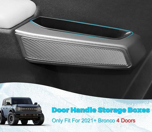 GZSH 2025 Upgrade Center Console Organizer fit for 2025 Ford Bronco 4 Door Full Size Ford Bronco Center Console Storage for Ford Bronco 2025 Storage Accessories |Easy to Install||Not for Sport Model| in Kuwait